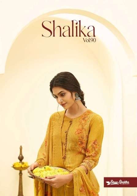 Shree Shalika Fashion Shalika Vol 90 Printed georgette dress...
