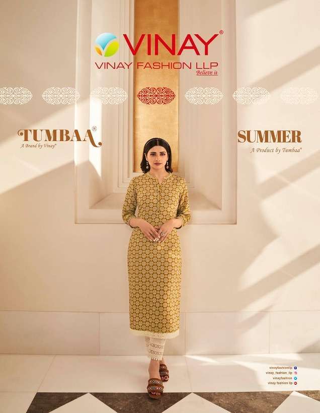 Vinay Fashion Tumba Summer Cotton With Printed Kurti With Pa...