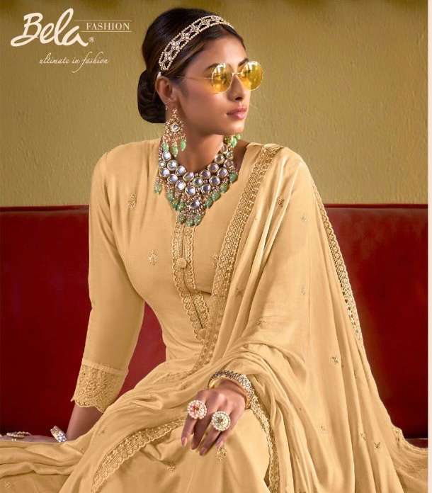 Bela Fashion Falak Viscose Muslin With Embroidery Work Suit ...