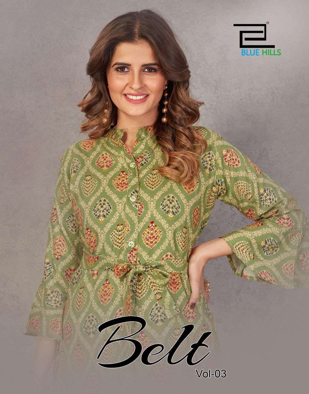Blue Hills Belt Vol 3 Rayon With Printed Kurti Collection