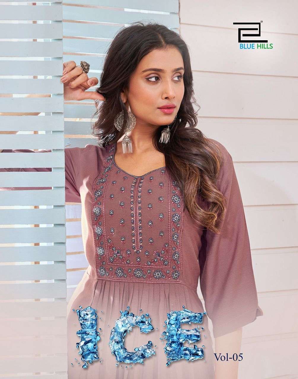 Blue Hills Ice Vol 3 Rayon With Fancy Kurti Collection