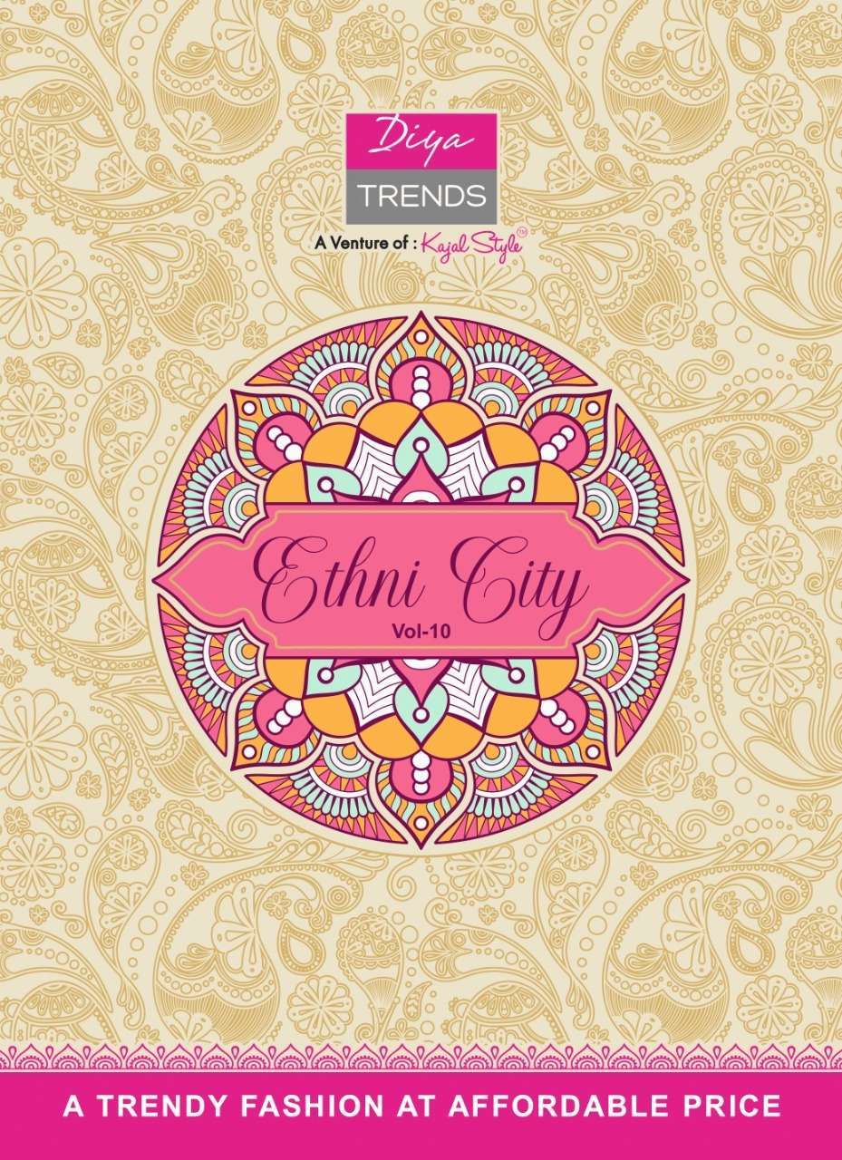 Diya Trends Ethnicity Vol 10 Rayon With Printed Gown Style K...