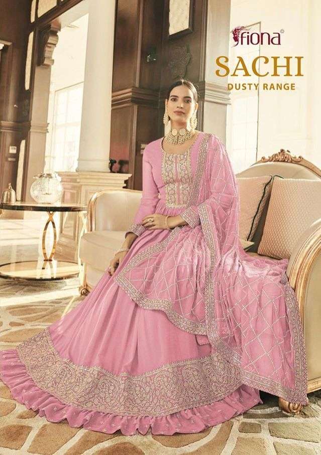 Fiona Sachi Georgette With Designer Readymade SUit Collectio...