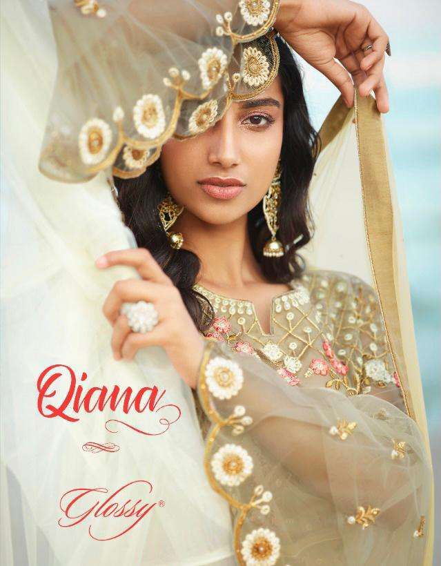 Glossy Qiana Santoon With Designer Salwar kameez Collection