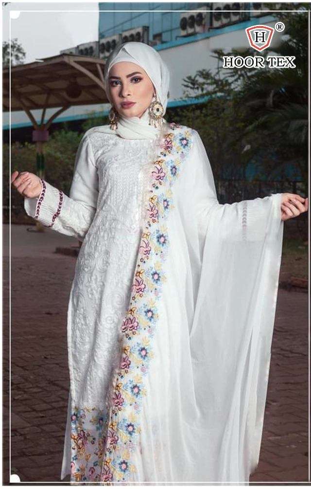 Hoor Tex 23023 Georgette With Embroidery Work Pakistani Suit...