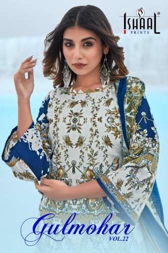 Isaal Gulmohar Vol 22 Lawn Cotton Suit Collection