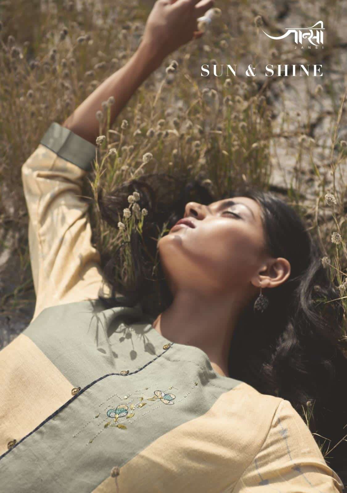 Jansi Sunshine Cotton Handloom with Digital Print Kurti Coll...