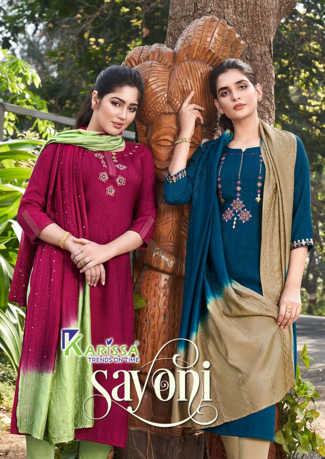 Karissa Sayoni Fancy Readymade Suit Collection
