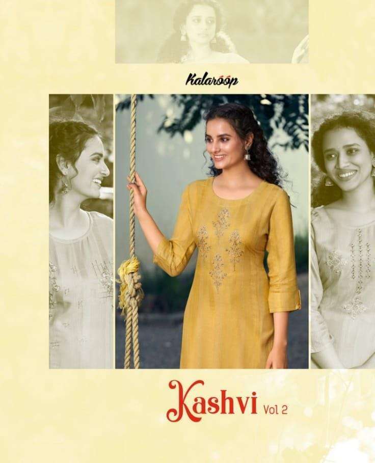 Kessi Fabrics Kalaroop kashvi Vol 2 Fancy With Simple Work K...