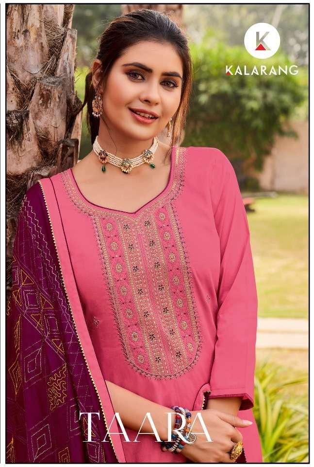 Kessi Fabrics Kalaroop Taara Cotton silk With Fancy Designer...