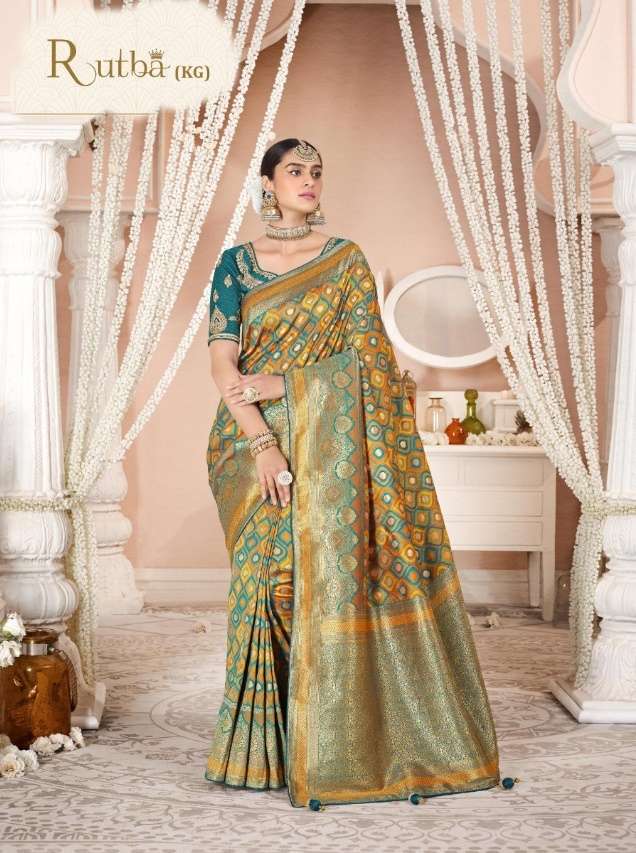 KG Rubta Silk With Designer Wedding Wear Saree Collection