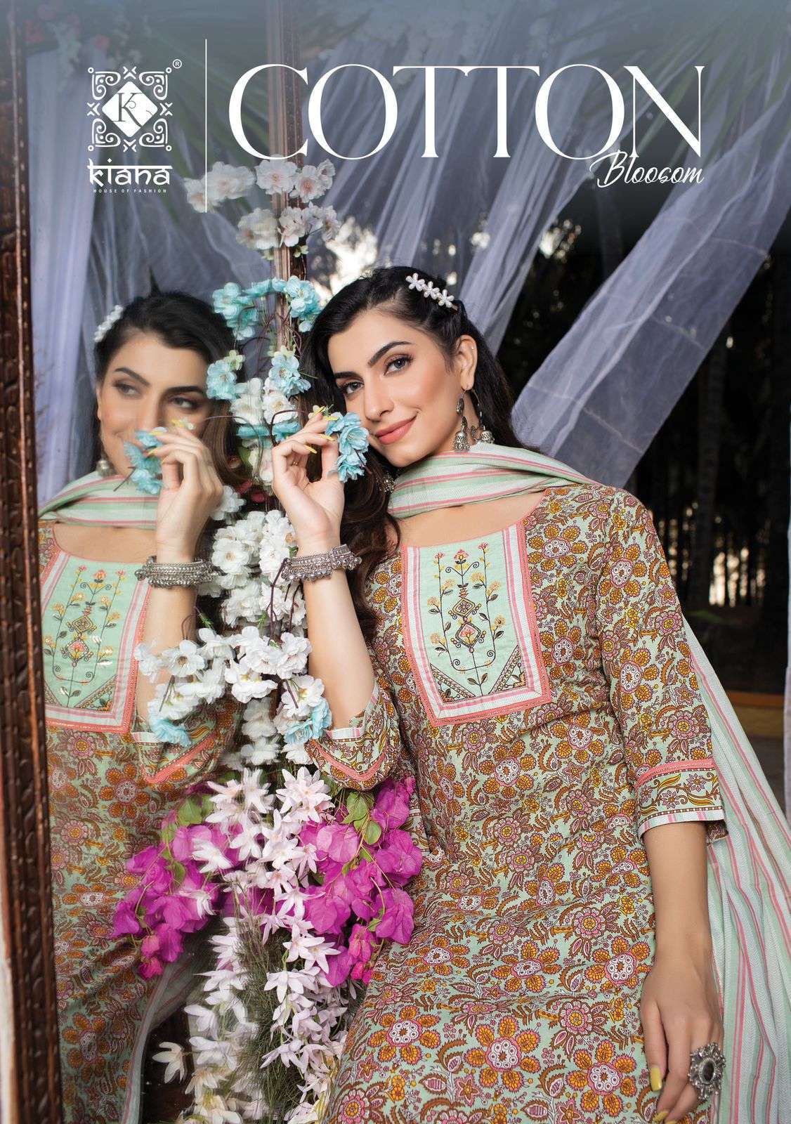 Kiana Fashion Cotton Blossom Readymade Salwar Kameez Collect...