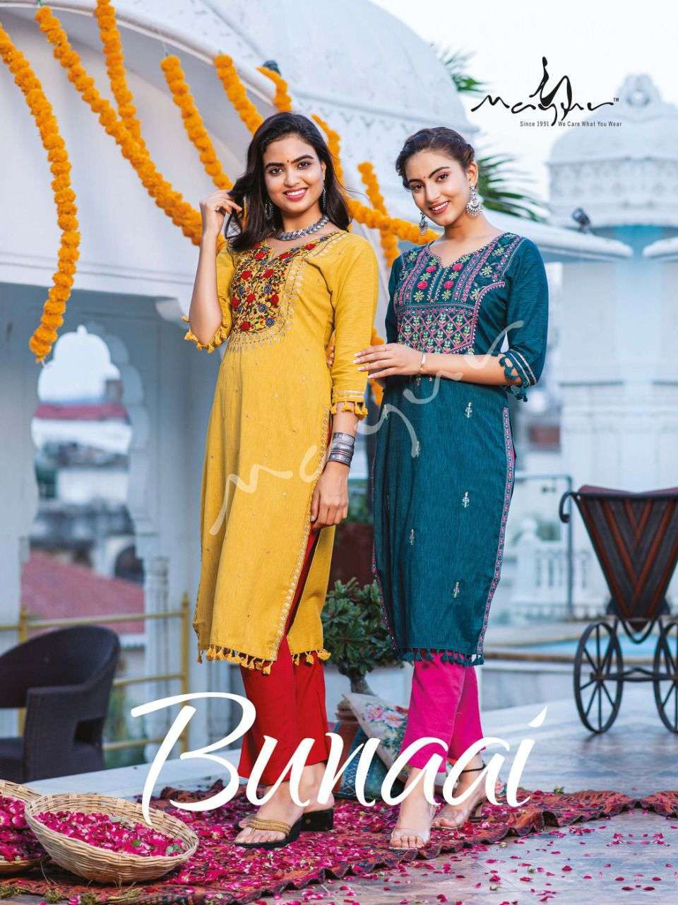 Mayur Fashion Bunaai Rayon With Fancy Kurti Collection