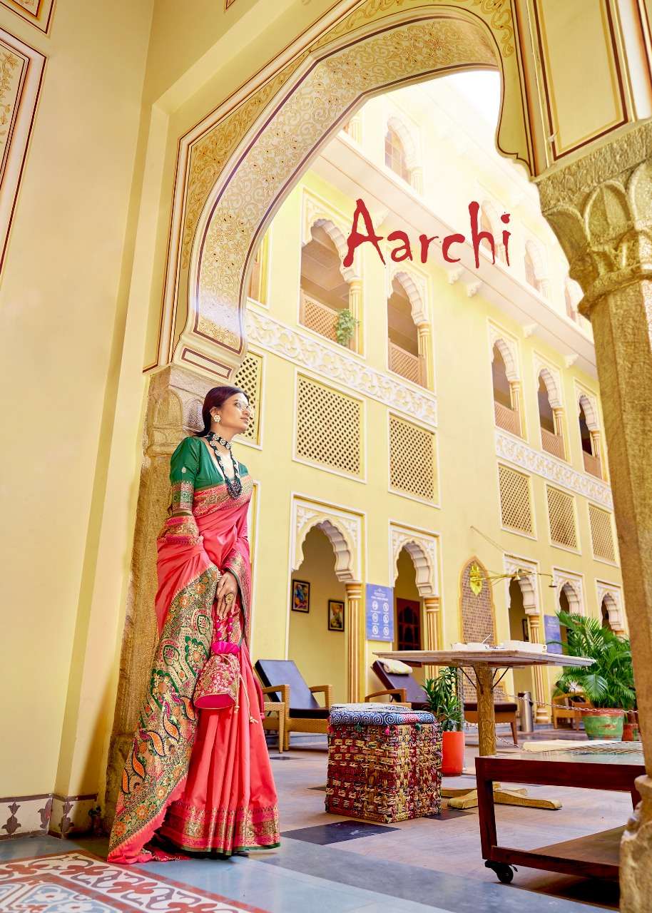 Rajpath Aarchi Banarasi Soft Silk Saree Collection At Wholes...