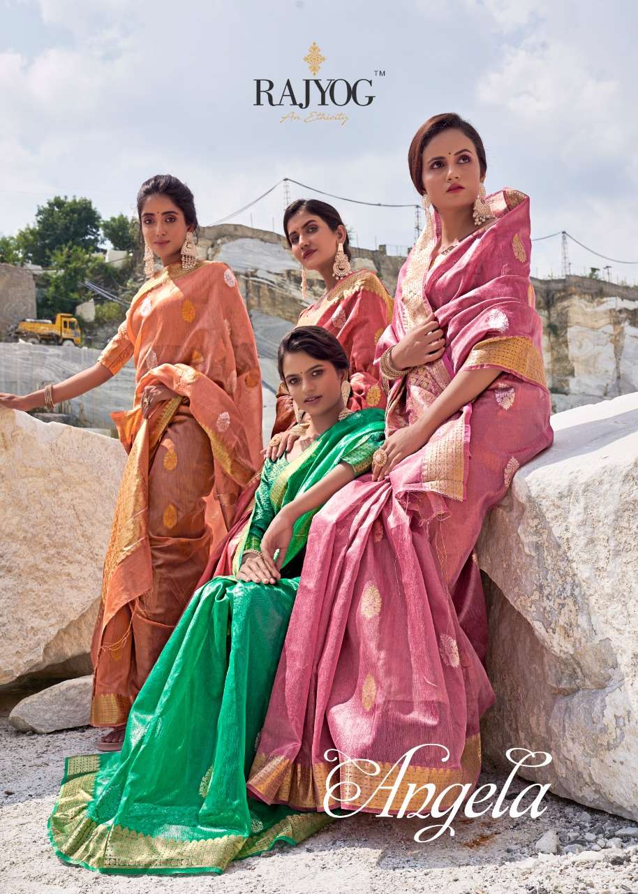 Rajpath Angela Banarasi Silk With Weaving Saree Collection