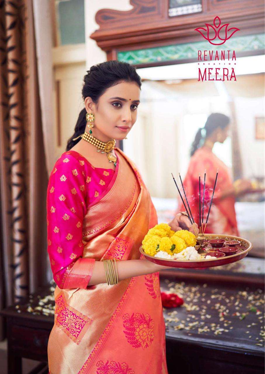 Revanta Meera Silk With Weaving Design Saree Collection