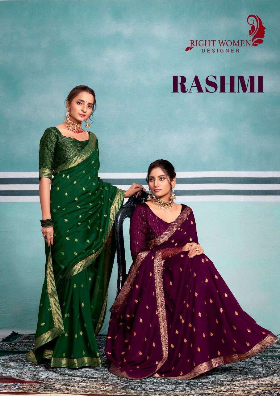 Right Women Rashmi Vichitra Silk With Fancy Saree Collection