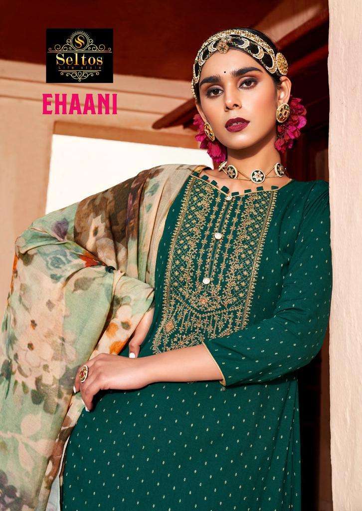 Seltos Ehaani Viscose Rayon With Designer Suit Collection
