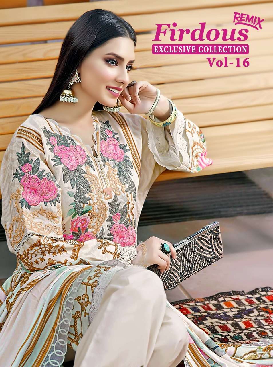 Shree Fab Surat Firdous Vol 16 Exclusive Cotton With Embroid...
