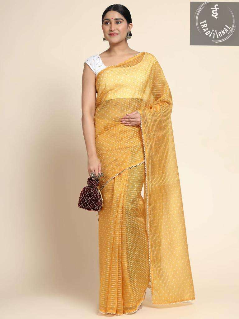 Shreevali Georgette with bandhej print party wear saree coll...