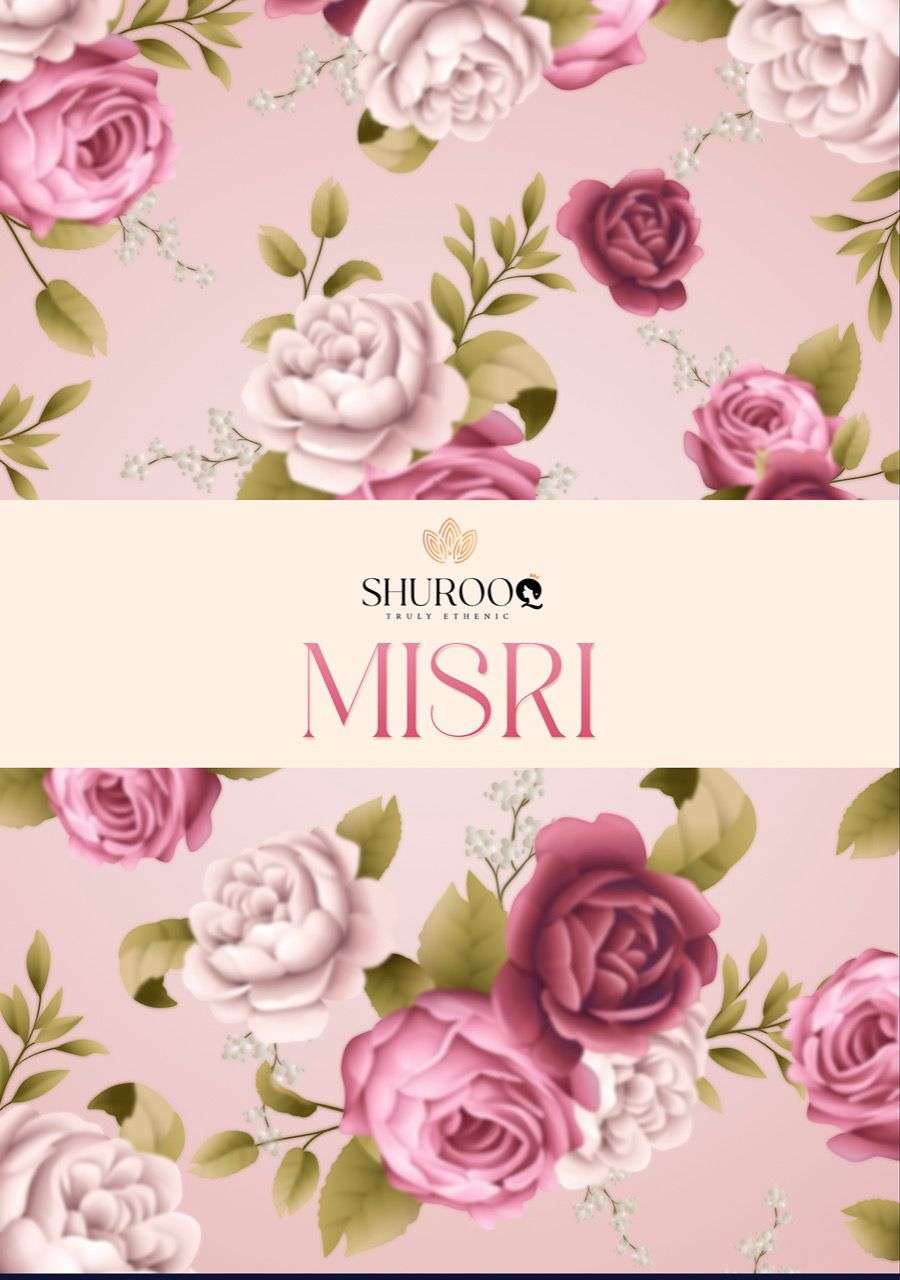 Shuroo Misri Muslin With Fancy Embroidery Work Salwar Kameez...