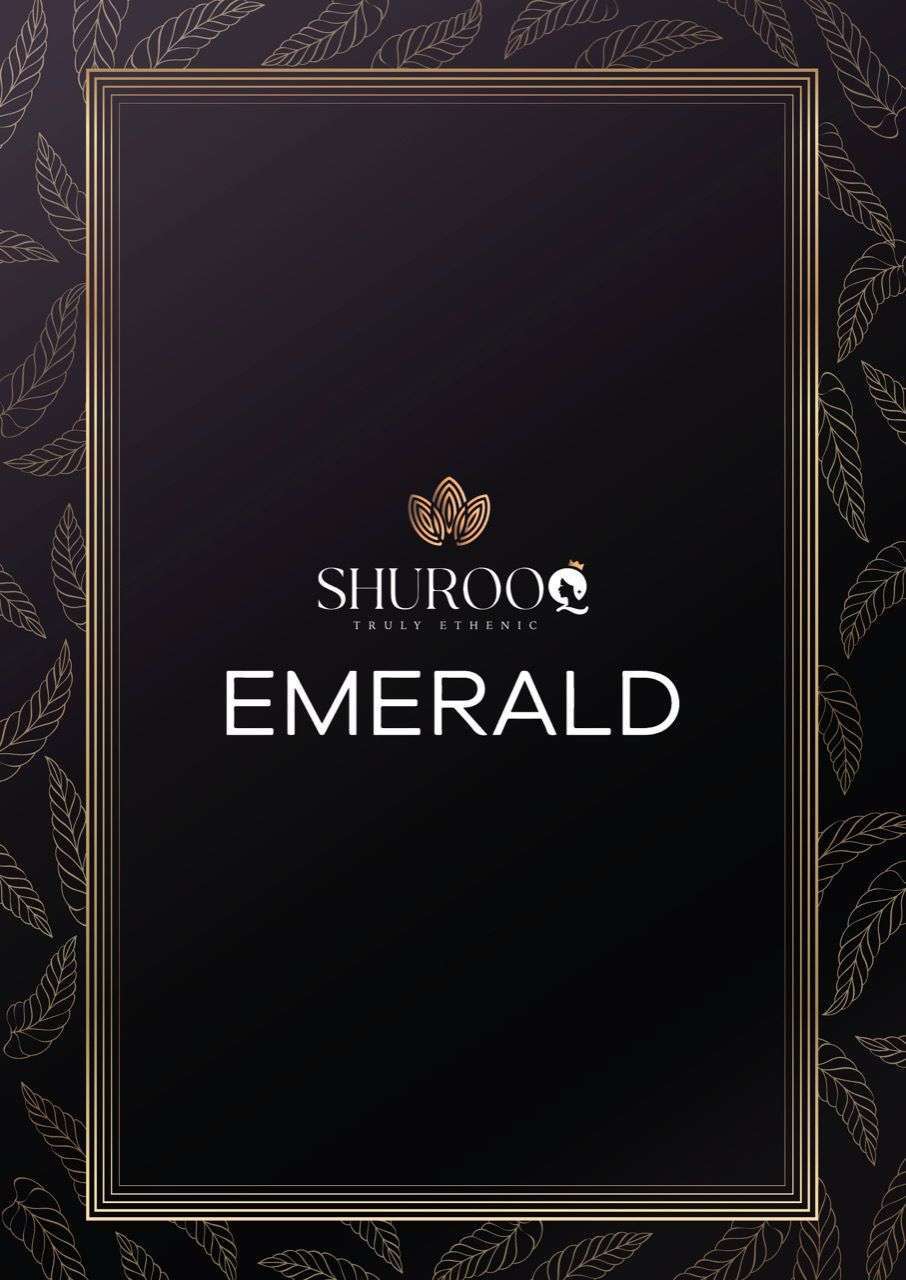 Shurroq Emerald Muslin Silk With Fancy Salwar Kameez Collect...