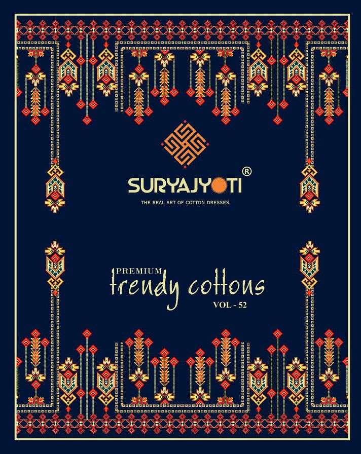 Suryajyoti Trendy Cottons Vol 52 Cotton With Digital Print S...