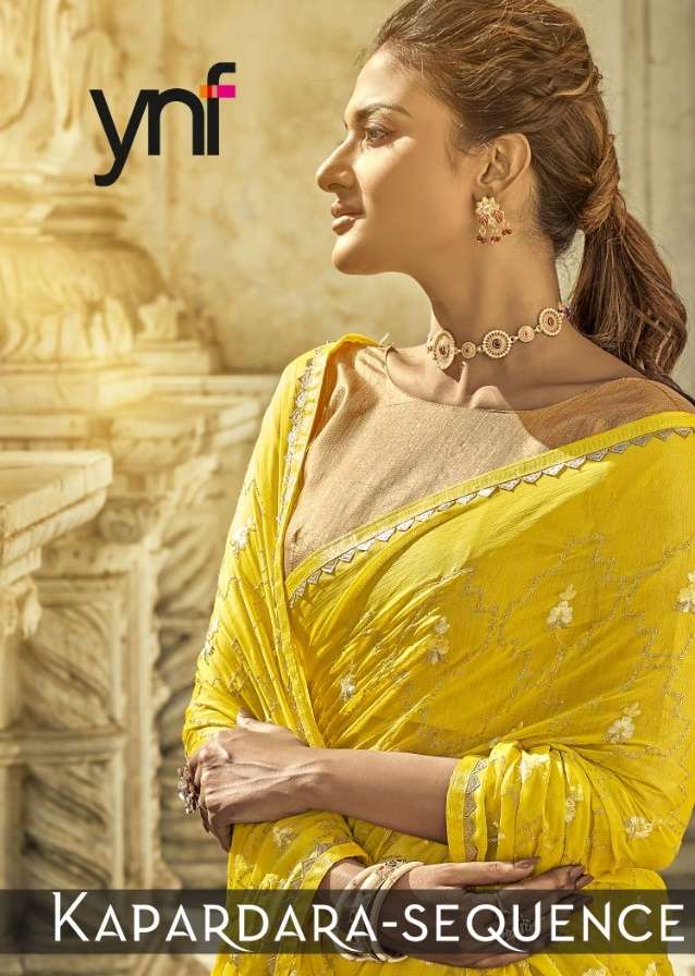 Kapardara Chiffon With Sequence Work Fancy Saree Collection