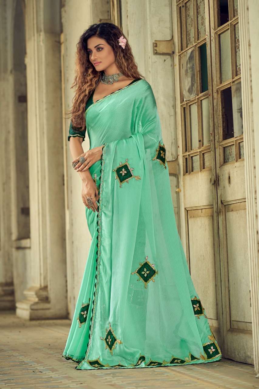 Khrisha Chiffon With Sequence Work SAree Collection