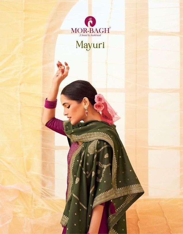 Aashirwad Mor Bagh Mayuri Silk With Fancy Designer Suit Coll...