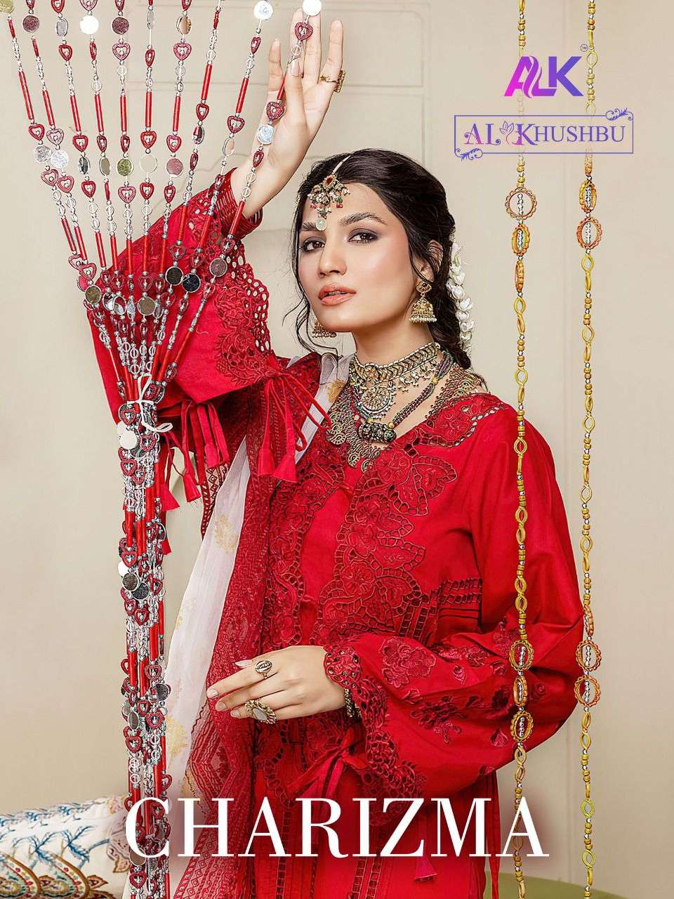 AL Khushbu Charizma Vol 1 Georgette With Embroidery Work Pak...