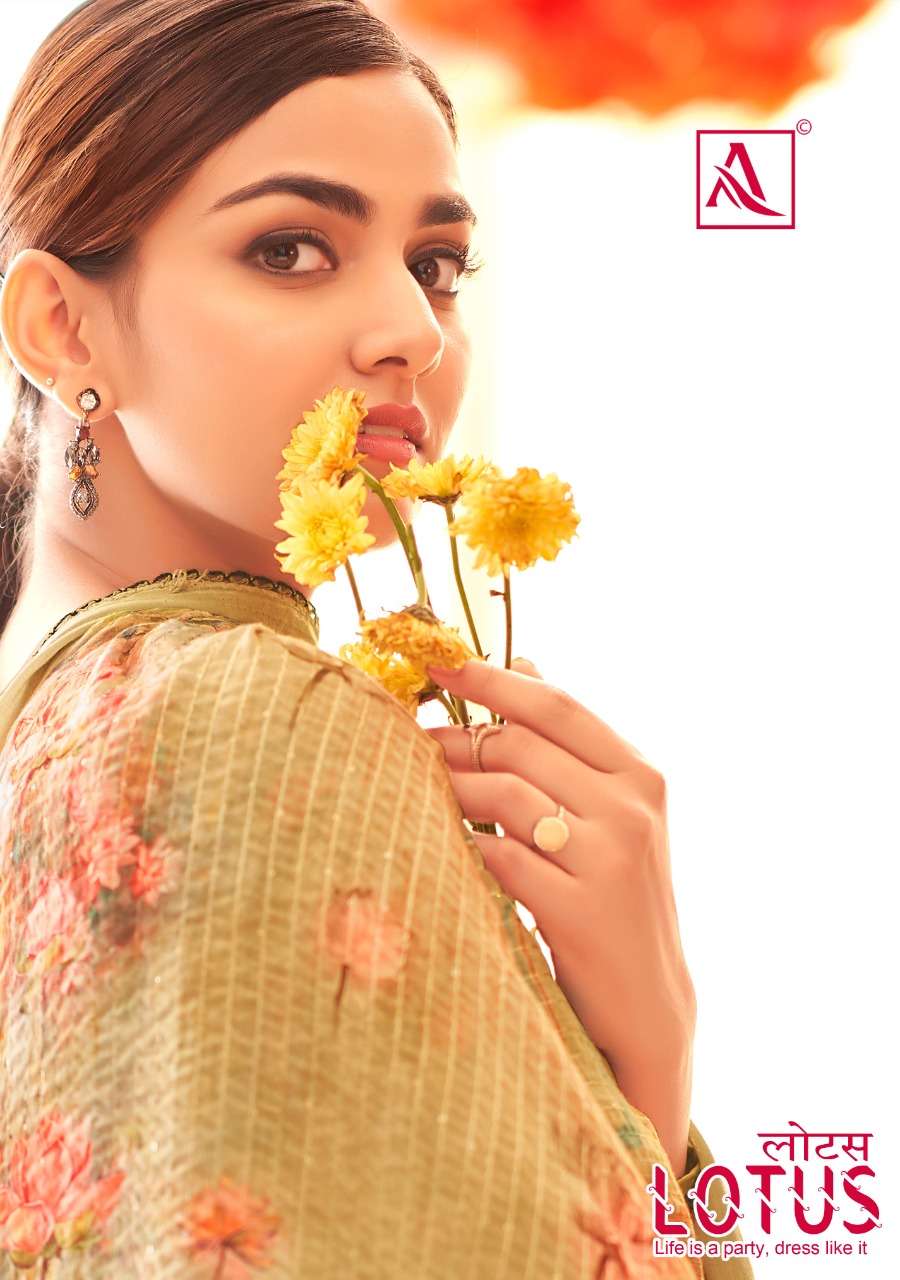 Alok Suits Lotus Cotton With Digital Print Summer Wear SAlwa...