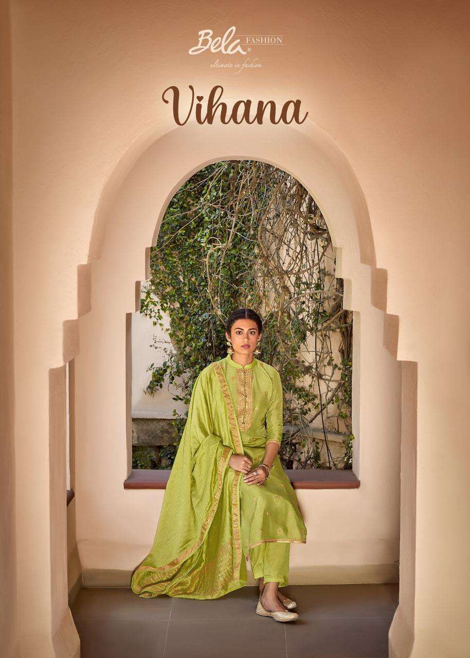 Bela Vihana Silk with  Fancy Designer Salwar Kameez collecti...