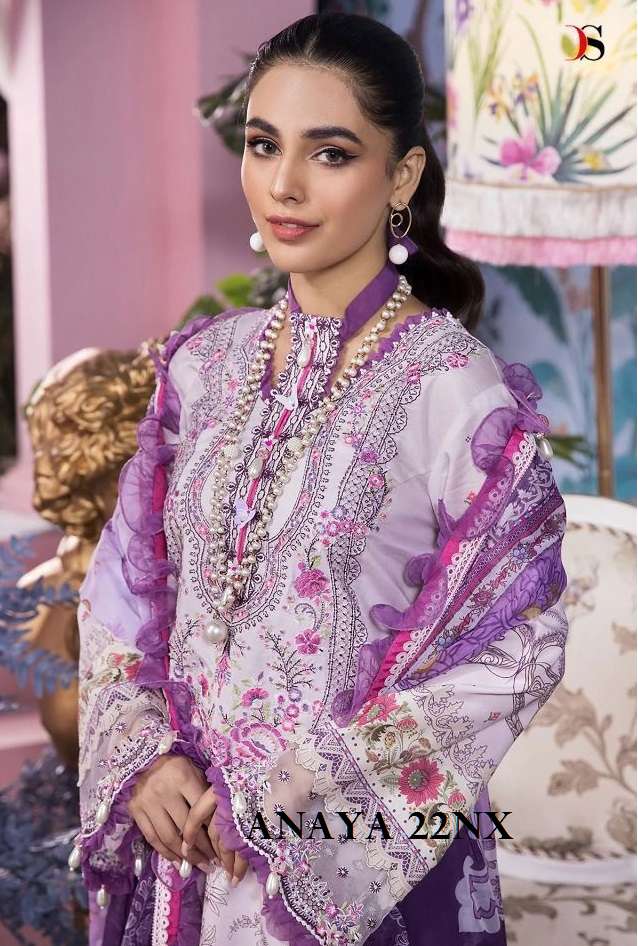 Deepsy Suits Anaya 22NX Cotton With Embroidery Work Pakistan...