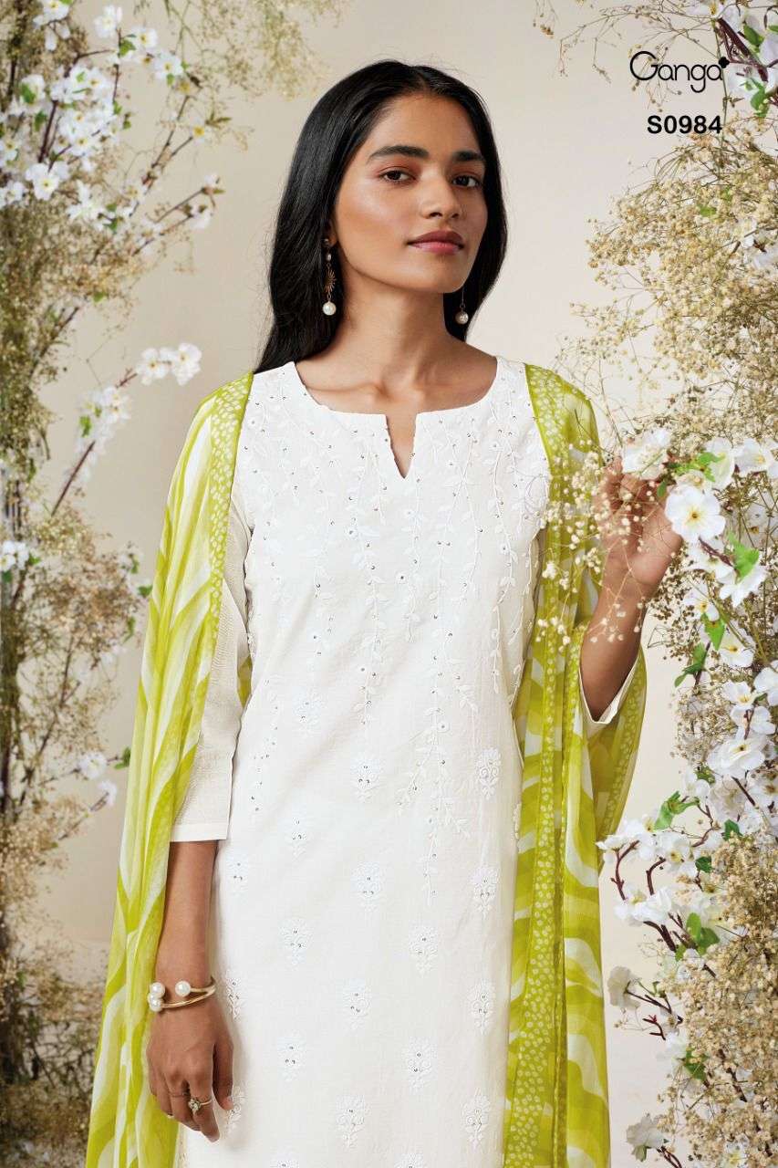 Ganga Fashion 983 cotton summer wear salwar kameez collectio...