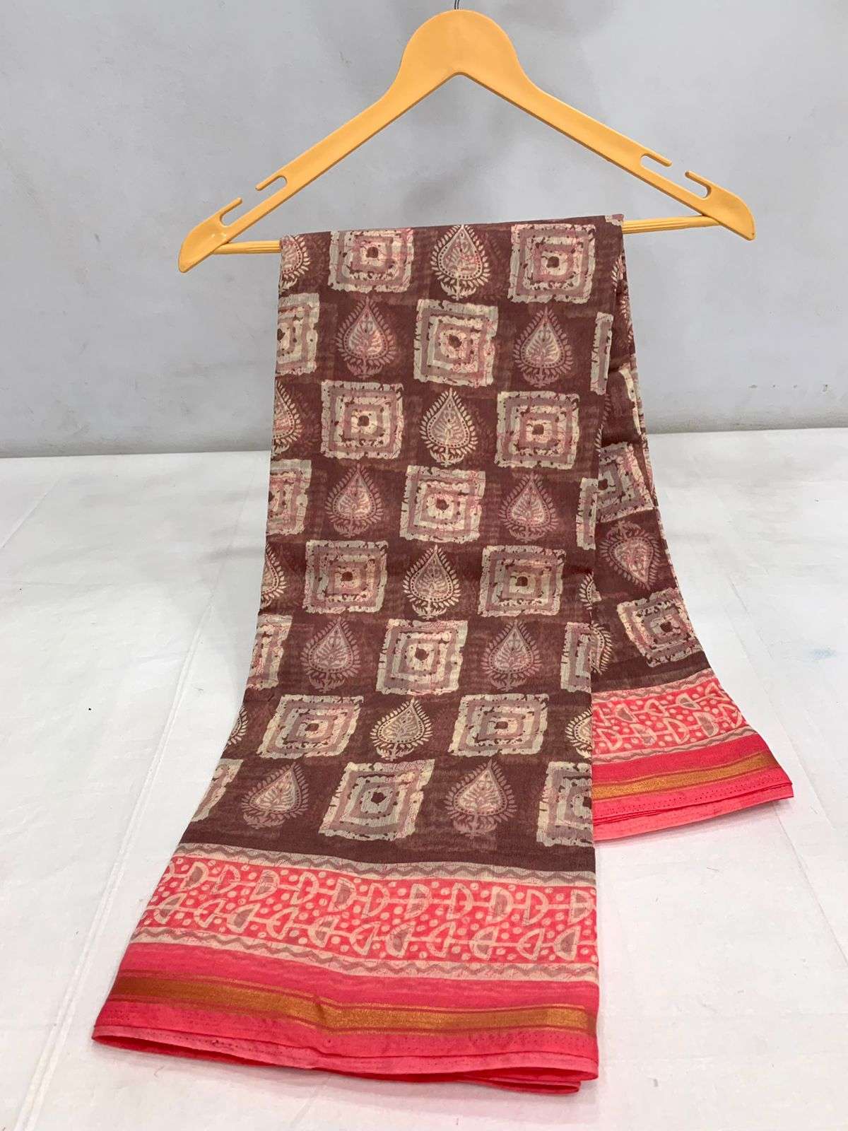 jhoomar Cotton silk with digital print saree collection