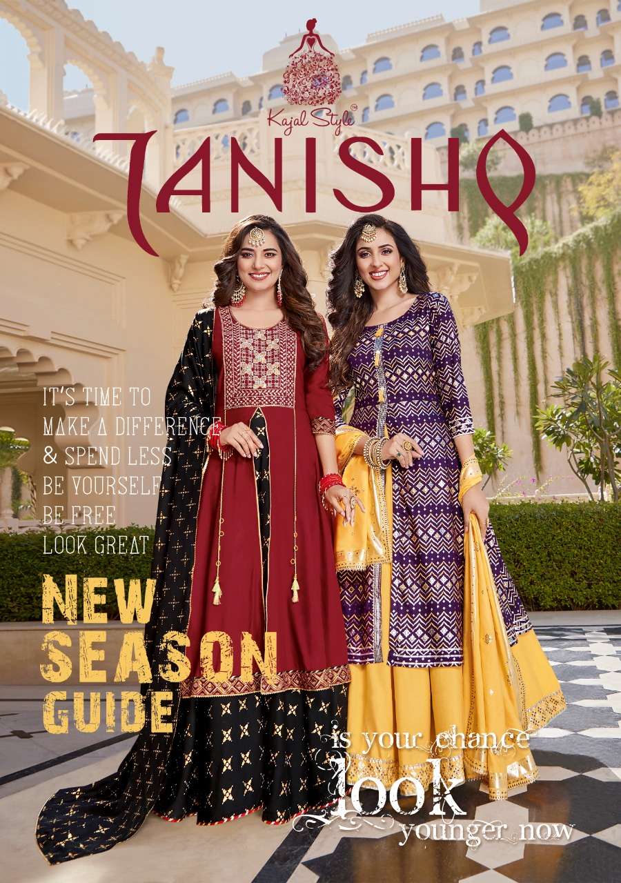 Kajal Style Tanishq VOl 1 Rayon With Fancy Embroidery Work l...