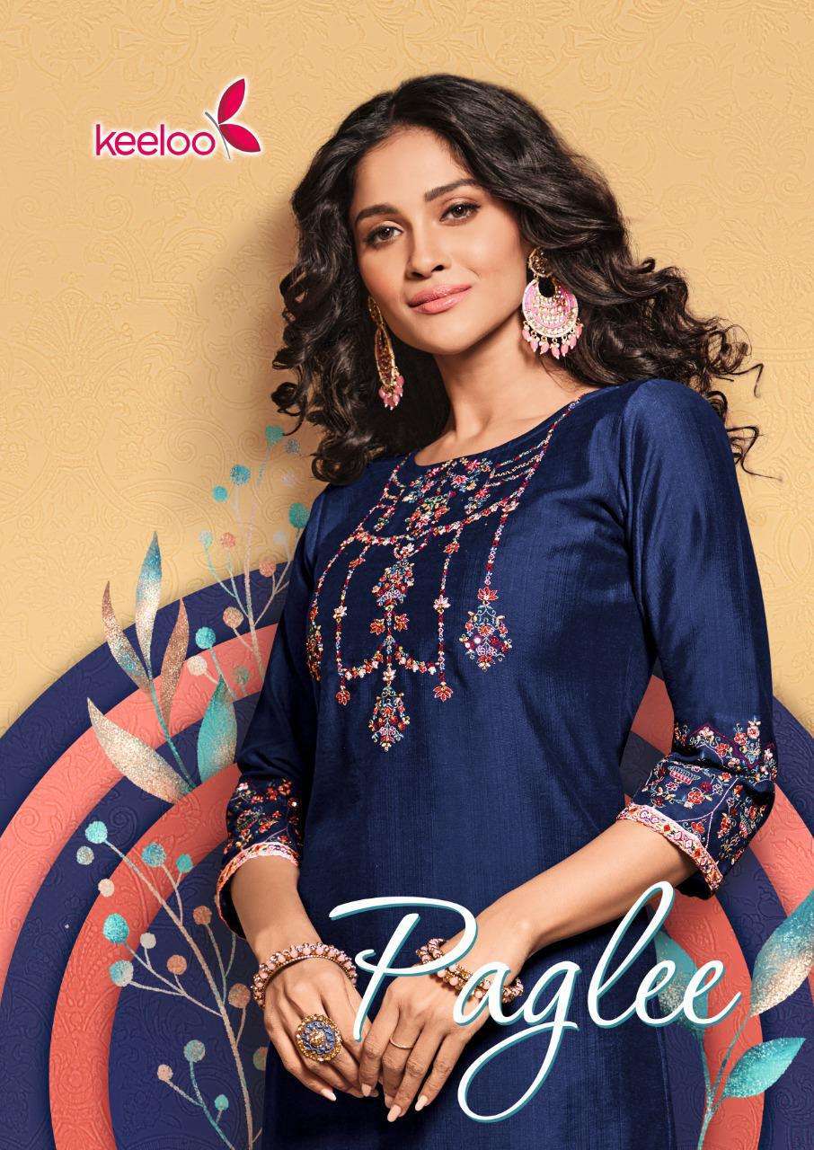Keeloo Pagalee Vol 1 Fancy With Khatli Work Kurti Collection...