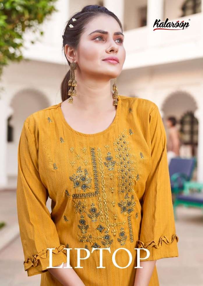 Kessi Fabrics Kalaroop Kajree Fashion Lipton Rayon With Fanc...