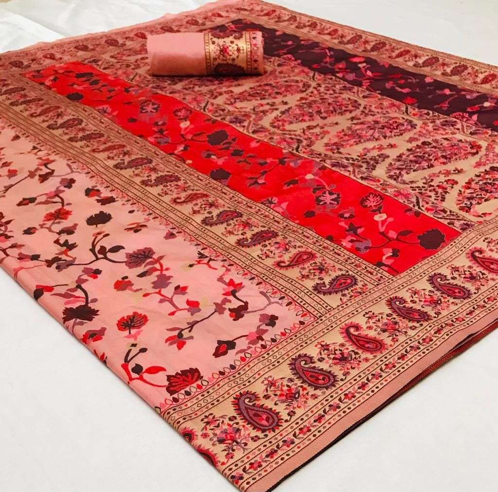 Kinara Silk With Kashmiri Weaving Design Saree Collection