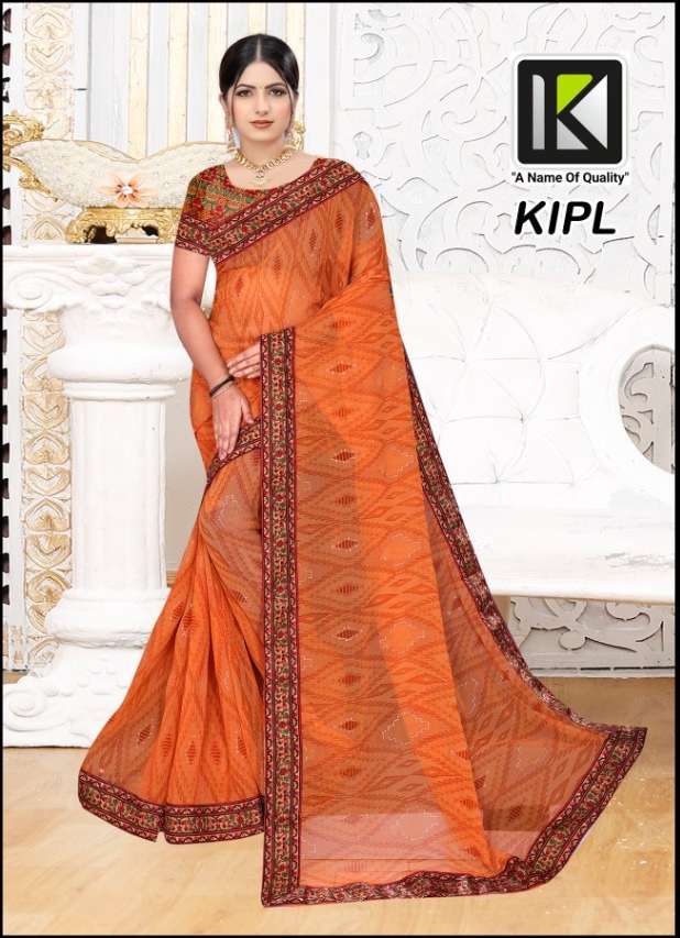 Kipl Saree Vol 13 Georgette With Fancy Saree Collection