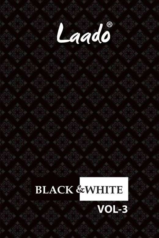 Laado Black & WHite Vol 3  Cotton With Fancy Suit collection