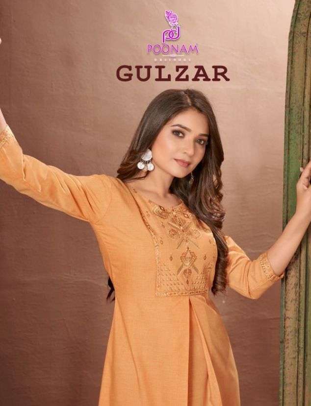 Poonam Designer Gulzar Cotton Gown Concept kurti collection
