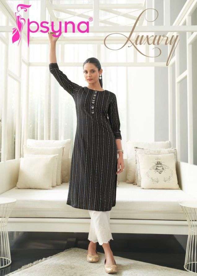 Psyna Luxury Cotton With Lining Design Simple Regular Kurti ...