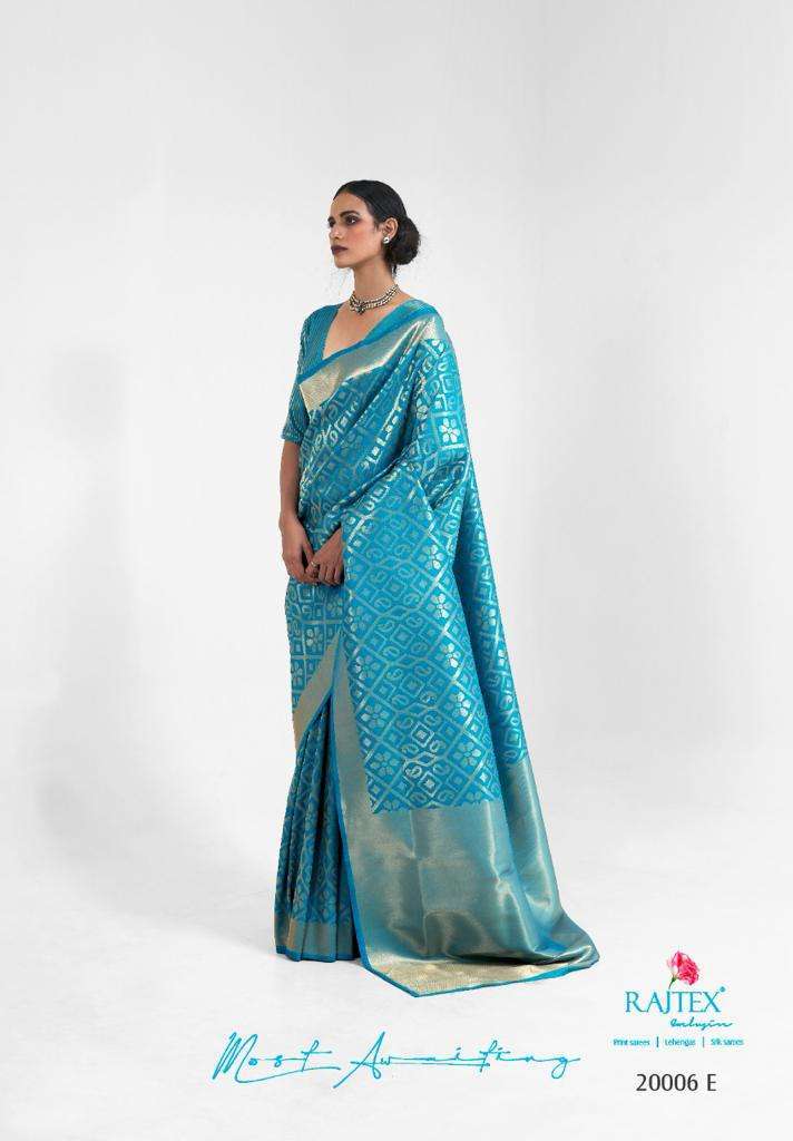 Rajtex Kanchivaram Silk With Fancy Wedding wear Saree collec...