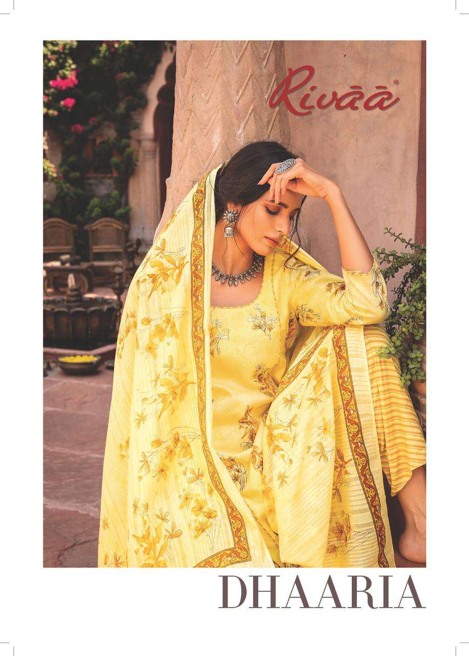 Rivaa Dhaaria Cotton With Digital Print Suit Collection