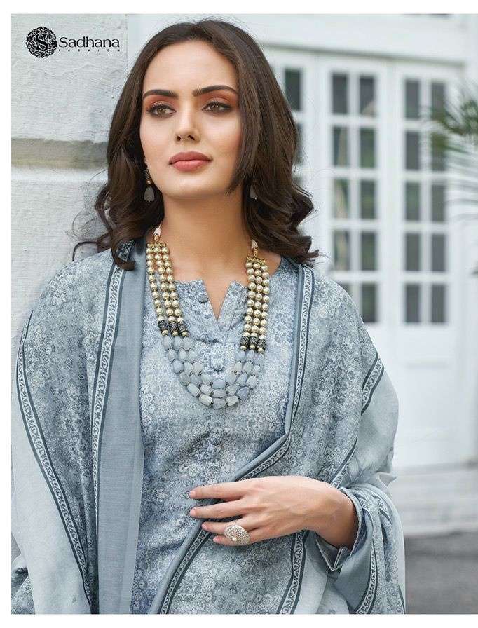 Sadhana Fashions Noor E Mohabat Jam silk with fancy Salwar K...