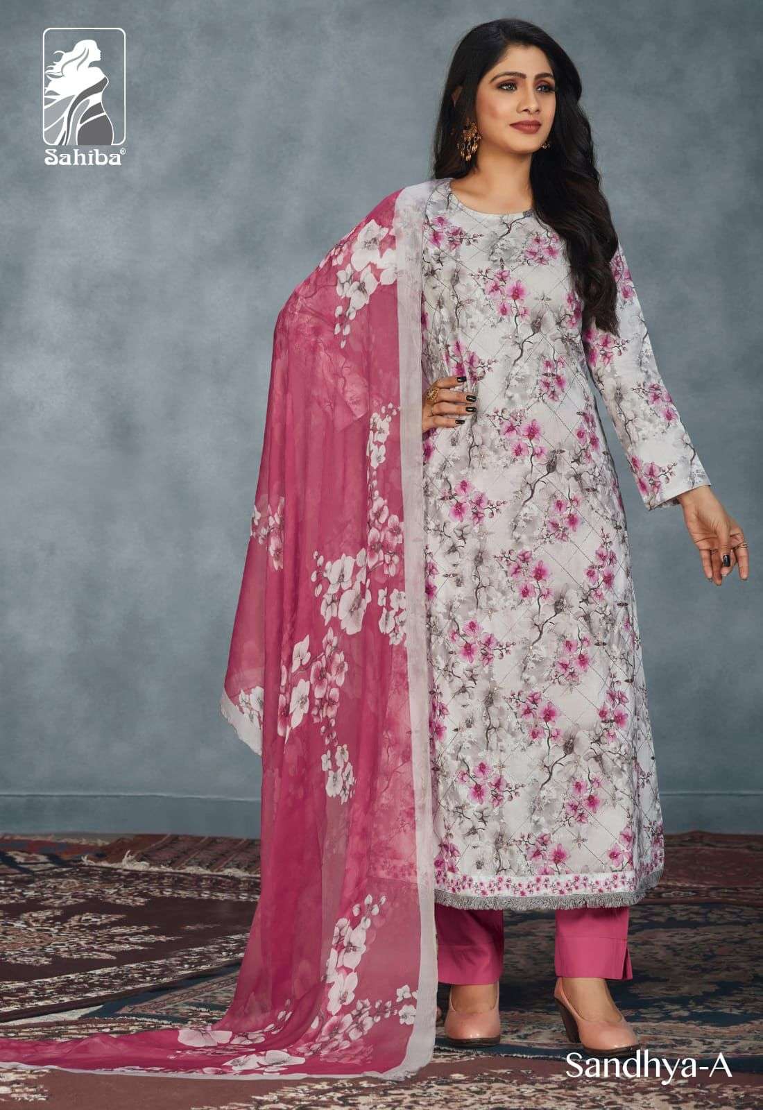 Sahiba Sandhya Cambric Cotton With digital print suit collec...