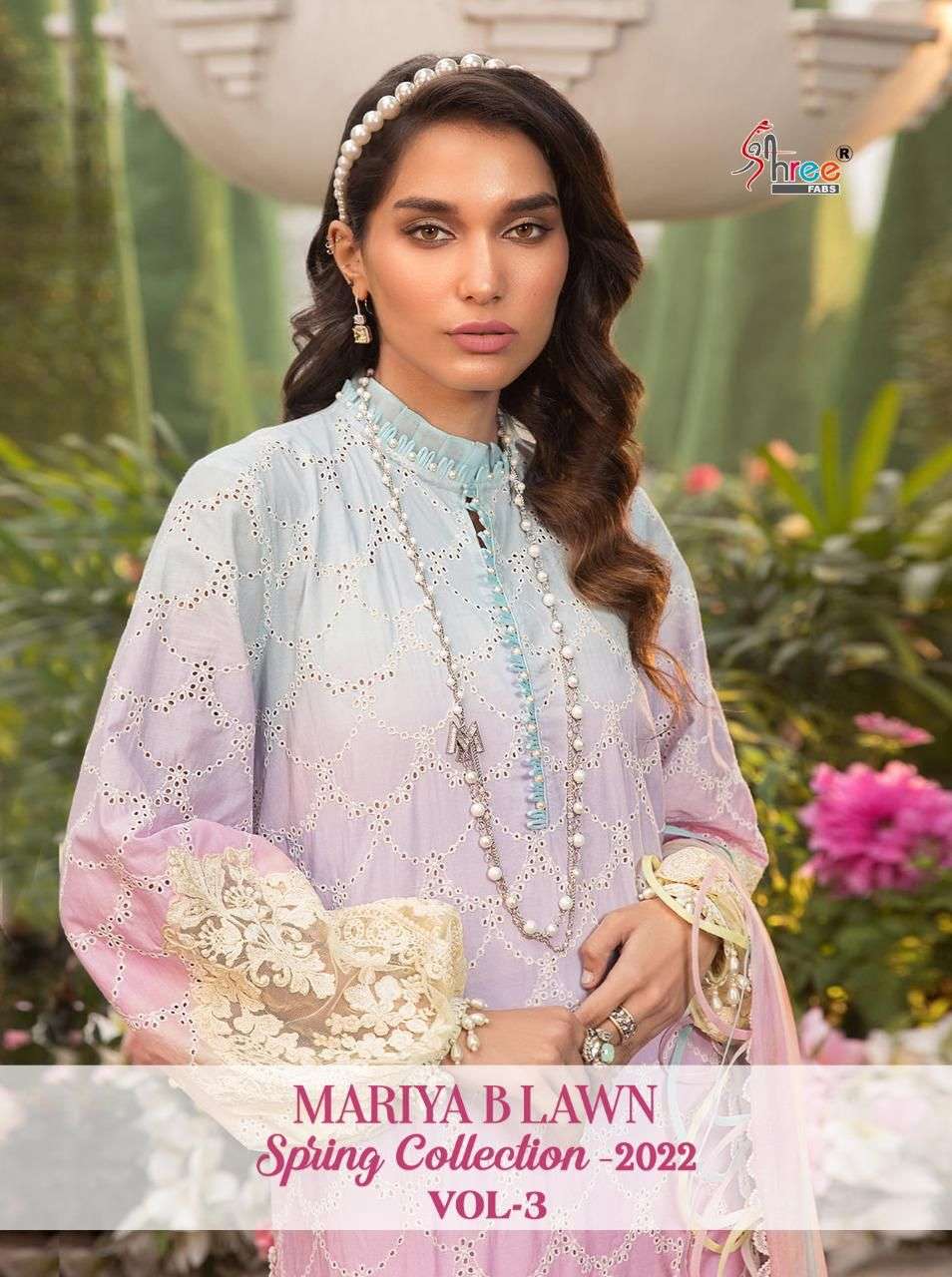 Shree Fabs Maria B Lawn Spring Collection vol 3 Lawn with pr...