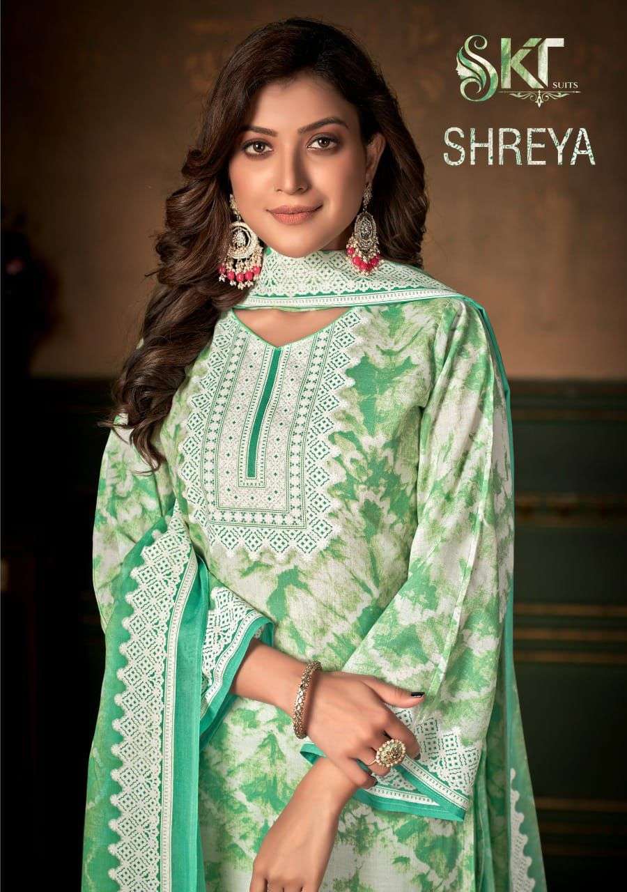 SKT Shreya Cotton With Digital Print Salwar Kameez collectio...